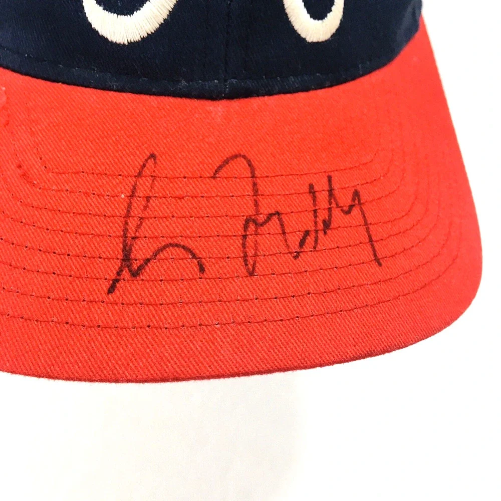 Vintage 90s Atlanta Braves Snapback Hat Cap Genuine Merchandise - Autographs NWT